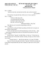 Đề thi HSG môn văn vòng 2 huyện Thường Tín