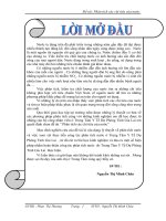 Phân tích các chỉ tiêu của nước doc