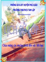 BÀI 13: NƯỚC ĐẠI VIỆT THẾ KỶ XIII
