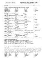 ĐÊ KIỂM TRA LẦN I - KÌ II - SỐ 2