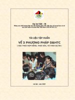 Tài liệu về  3 PP D&HTC năm 2007.