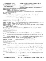 3 đề thi thử Đại học Môn Toán và đáp án