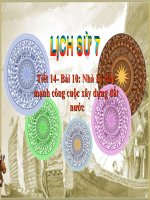 Bài 10 tiết 12: Nước Đại Việt thời Lý