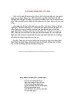 Tap tho: Tinh yeu cua em