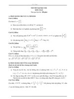 Đề thi thử ĐH 2011+đáp án số 10