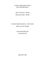 Khóa luận tốt nghiệp Xây dựng phân hệ nhân sự - tiền lương