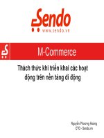 Thách thức khi triển khai các hoạt động trên nền tảng di động