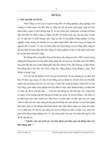 luận văn tài nguyên môi trường Nghiên cứu, đề xuất các chỉ tiêu đánh giá hiệu qủa hệ thống thuỷ lợi Bắc Hưng Hải