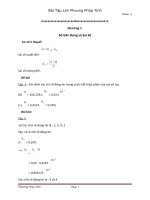 Tiểu luận môn phương pháp tính Phương Trình Phi Tuyến