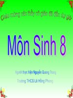 Bài 52 : Phản xạ không điều kiện và phản xạ có điều kiện