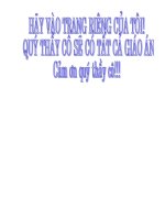 giáo án cả bộ đầy đủ