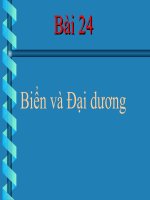 Bài 24: Biển và Đại dương