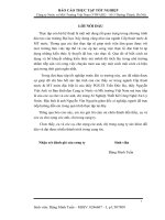 Báo cáo thực tập Công ty nước và môi trường Việt nam số 5 đương thành hà nội