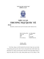 luận văn kinh tế luật Tìm hiểu cơ chế giải quyết tranh chấp của WTO