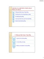 Giáo trình pháp luật trong xây dựng - Chương 7 hợp đồng trong hoạt động xây dựng, ThS. Đỗ Hoàng Hải