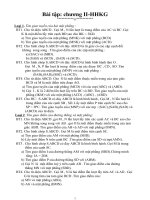 Bài tập chương II- HHKG