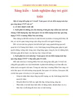 phương pháp giúp dạy con bạn học giỏi toán hơn từ khi còn bé