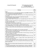 ĐÁP ÁN ĐỀ THI  HSG ĐỊA 9