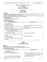 GA lớp 4 tuần 27 và 28 đủ môn học(2010-2011