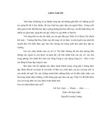 MỘT SỐ GIẢI PHÁP NHẰM NÂNG CAO TÌNH HÌNH TÀI CHÍNH CỦA TỔNG CÔNG TY XÂY DỰNG LŨNG LÔ