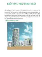 NHA Ở SINH THAI Ở VIỆT NAM