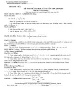 ĐỀ THI THỬ ĐẠI HỌC LẦN 1 KHỐI D THPT THANH CHƯƠNG 1 NGHỆ AN