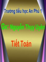 Toán Lớp 1-Phép cộng trong phạm vi 4
