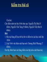 bài tập tiết 53. tạo bảng