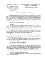 Hướng dẫn THTT-HSTC 2011