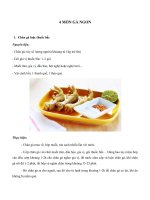 Bí quyết nấu 4 món gà ngon