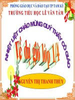 Tập đọc Cái Bống - Lớp 1