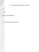 chương 1 Công nghệ đúc TRỌN BỘ