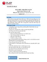 Tài liệu kỹ thuật máy điều trị sóng ngắn