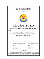 hoạt động huy động vốn tại ngân hàng thương mại cổ phần đông nam á seabank chi nhánh hai bà trưng