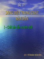 Bài 17-Dòng điện trong chất bán dẫn