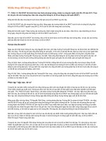 Những thay đổi trong xét NV 2, 3