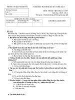 ĐỀ KIỂM TRA GIỮA KÌ II MÔN TV L5