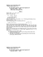 de khao sat giua ky II toan 9