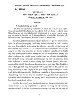 Quy hoạch phát triển vận tải taxi trên địa bàn tỉnh hà tĩnh đến năm 2020