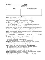 tiết 28: Kiểm tra  1 tiết lý 8 kỳ 2