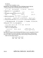 đề kiểm tra chương 3 đại số 8(2010-2011)