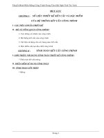 Thuyết minh phần móng công trình trung tâm hội nghị tỉnh Trà Vinh