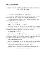 cau truc de thi HSG Tieng Viet 5 TINH NAM DINH nam 2011