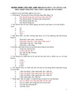 Ngân hàng câu hỏi, đáp án bồi dưỡng cấp chứng chỉ điều khiển phương tiện thủy nội địa đi ven biển