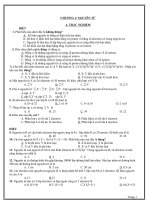 Các bài tập TN Hóa 10 theo 3 mức độ - hay