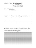 Đề +Đ/A KSL3 HSGL5