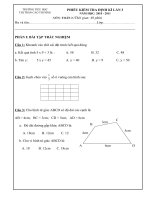 Phiếu KTĐKlần 3 01 -11(Toán, TV)