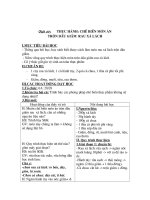 6A- THCS Bá Hiến làm món trộn dầu giấm rau xà lách