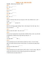 ĐỀ THI VIOLYMPIC VÒNG 12 LỚP 3