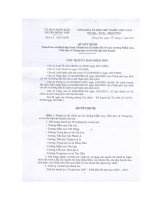 Số: 445/QĐ - UBND ngày 07/3/2011 Quyết định Thanh tra tài chính đối với các trường MN, TH & THCS trên địa bàn huyện.